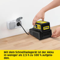 Kärcher Battery Power Starter Kit - 18V/5Ah Akkumulátor és Gyorstöltő Szett Vezeték Nélküli Kerti és Háztartási Gépekhez 4