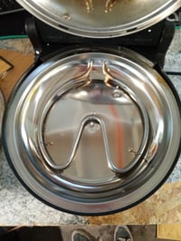 Cuptor de pizza electric NutriChef cu piatră de 30 cm, 1200 W, până la 426°C, încălzire superioară și inferioară, controlul temperaturii, plită detașabilă 12
