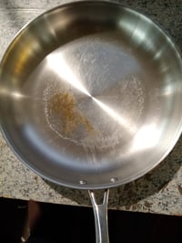 Tramontina Grano rozsdamentes acél serpenyő 30 cm, Tri-Ply, indukciós, bevonat nélküli, használt állapot 2