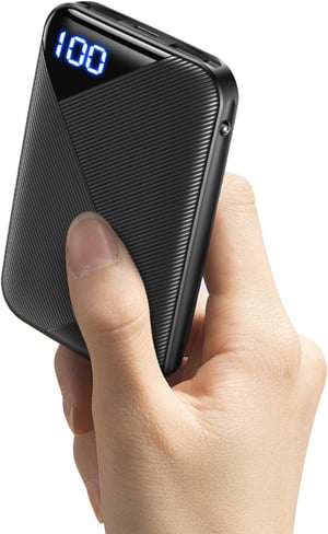EAFU 10000mAh Prijenosni Powerbank Brzo Punjenje, 3A USB-C Vanjska Baterija za iPhone 15-14-13-12-11, Samsung Galaxy S22-S21, Google Pixel, LG