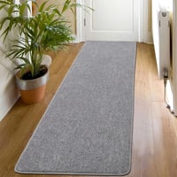 SHACOS Szürke Csúszásmentes Mosható Futószőnyeg 60x180cm - Modern Konyhai Folyosó Szőnyeg 1