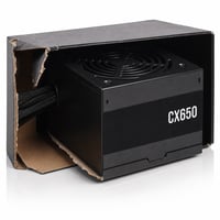 Corsair CX650 ATX napajanje 650W, 80 Plus Bronze, bez modularnih kablova, ventilator 120mm, crno — Kutija je otvorena (stanje: vidi 2. sliku) 4