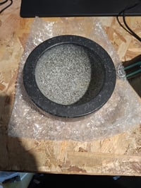 JADE TEMPLE Granitni mužar s tučkom – Promjer 15,5 cm, visina 8 cm, set sivog kamenog mužara — Bez tučka (stanje: vidi 2. sliku) 2