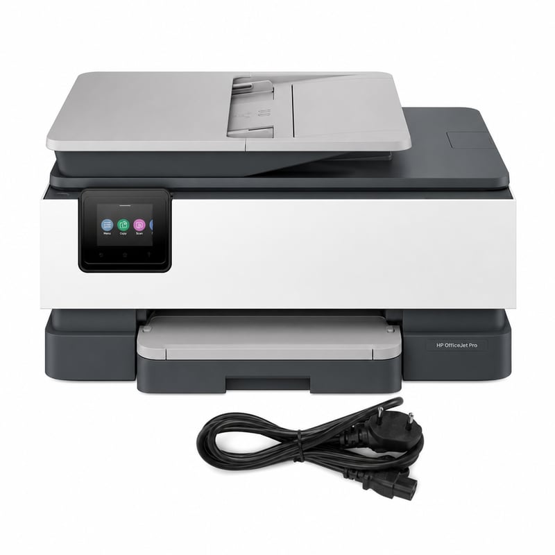 Multifunkčná atramentová tlačiareň HP OfficeJet Pro 8122e, skener, kopírka, fax, Wi-Fi — bez atramentových kaziet (stav: pozri 2. obrázok)
