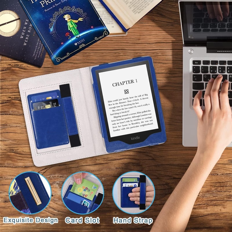 Kindle Paperwhite 2021 Csillagos Éj Tok Kártyatartóval