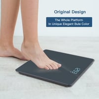 Homebuds Digitális Fürdőszobai Mérleg - Precíziós Technológiával, LED Kijelzővel, Automata Be/Ki Kapcsolással, 180kg Teherbírással, Elegáns  3