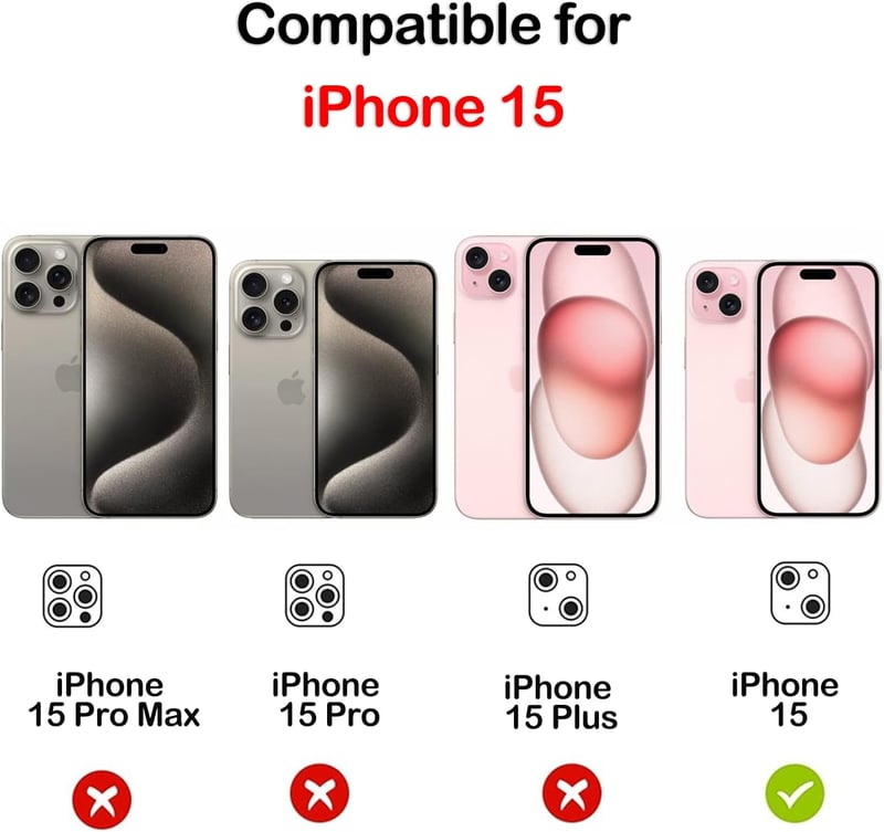 iPhone 15 Átlátszó Szilikon Tok - AUKASE Ütésálló Védőtok Megerősített Sarkokkal