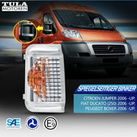 Citroen Jumper, Fiat Ducato, Peugeot Boxer bal oldali tükör irányjelző, átlátszó lencsével (2006+) 7