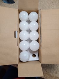 Aigostar E14 LED žarulja 5W toplo bijela 3000K 420 lumena G45 kugla bez treperenja kut snopa 230 stupnjeva pakiranje od 9 komada energetski razred A+ 4
