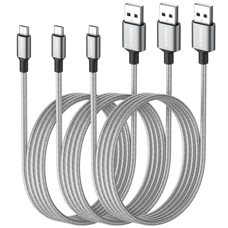 Sunguy 1,5 méteres Micro USB kábel, 3 db-os csomag