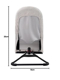 JYOKO KIDS Babybjorn Soft és Balance hintaágyhoz való huzat, nyuszi mintás, polár anyagú, hipoallergén, Oeko-Tex tanúsítvánnyal, 45g 8