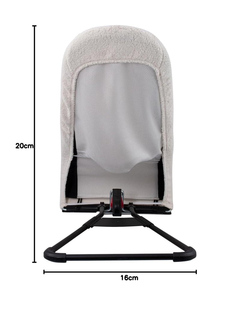JYOKO KIDS Babybjorn Soft és Balance hintaágyhoz való huzat, nyuszi mintás, polár anyagú, hipoallergén, Oeko-Tex tanúsítvánnyal, 45g