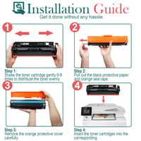 inkalfa 216A Čierny toner s čipom, W2410A, kompatibilná tonerová kazeta pre tlačiarne HP Color LaserJet Pro MFP M183fw, M182n, M183fdw, M182nw, M155 7