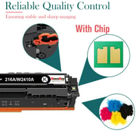 inkalfa 216A Čierny toner s čipom, W2410A, kompatibilná tonerová kazeta pre tlačiarne HP Color LaserJet Pro MFP M183fw, M182n, M183fdw, M182nw, M155 4