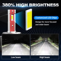 SUPAREE D3S LED fényszóró izzó, 6000K fehér, 35W, Canbus, 2db 2