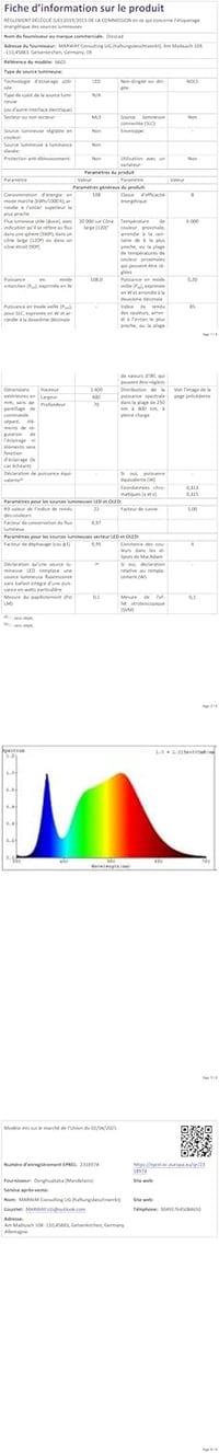 Diossad Téglalap LED Mennyezeti Lámpa 120W Távirányítóval - Szabályozható Fényerő, 2700K-6500K Színhőmérséklet, Memória Funkcióval, Nappali, 8