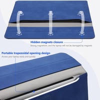 HYZUO 13" Laptop Tok Állvány Funkcióval - MacBook Air/Pro 13 M4/M3/M2/M1, iPad Pro/Air M4/M2, Surface Pro Kompatibilis - Kék 4