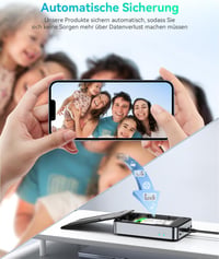 Yottamaster Hálózati NAS Szerver 2.5" SATA HDD/SSD-hez - Privát Felhő Tárhely, Automatikus Mentés, SDVN Titkosítás, Mágneses Fedél 6