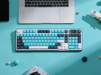 RK ROYAL KLUDGE S98 Mechanikus Billentyűzet Okos Kijelzővel, 96% Vezeték Nélküli, Bluetooth/2.4G/USB-C, Hot-Swap, Türkiz Zöld 7