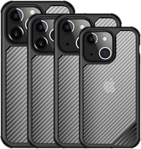 Apple iPhone 12 Pro Szürke Szilikon Tok Piros Csíkos Mintával 7