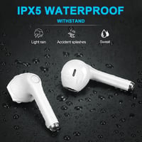 yobola Bluetooth Fülhallgató, IPX5 Vízálló Vezeték Nélküli Headset, 25 Órás Üzemidő, Érintésvezérlés, HiFi Sztereó Hang, Beépített Mikrofon 5