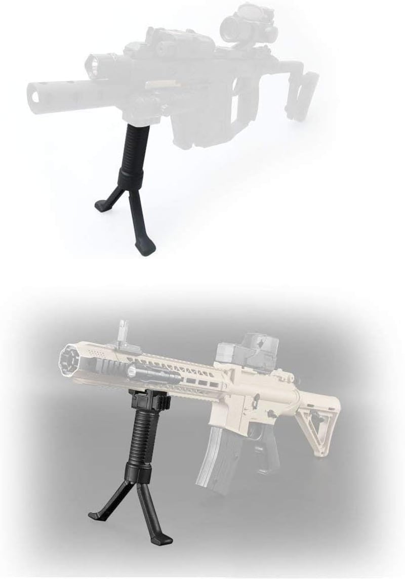 OTraki állítható magasságú bipod markolat, QD Picatinny sínre, airsoft puskához
