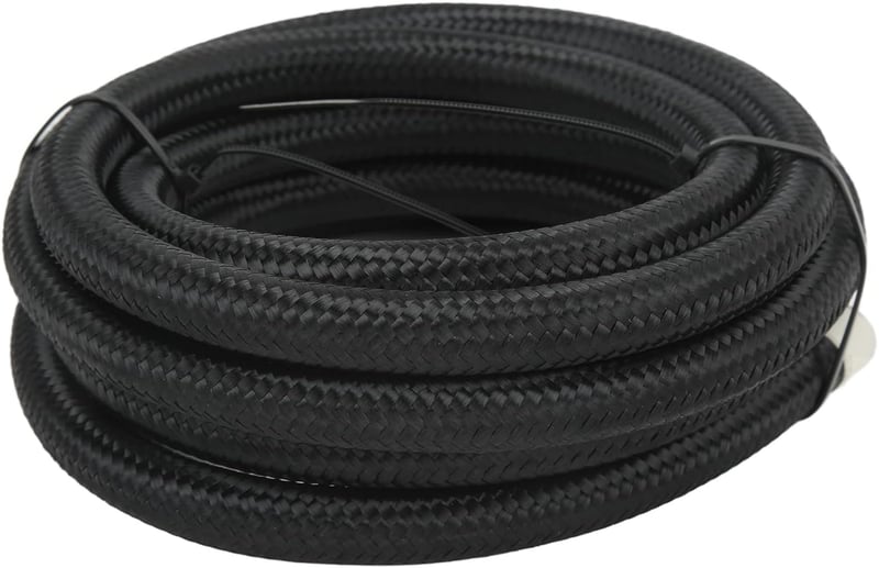 AN6 Üzemanyag és Olajcső Készlet 3m - Alumínium-Nylon Hidraulika Tömlő Adapterrel
