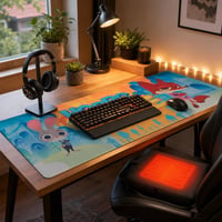 Gamer set: XXL podložka + slúchadlá s ANC + stojan + LED pás + vyhrievaný vankúš 1