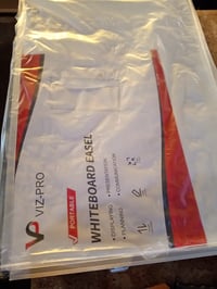 Magnetická tabuľa VIZ-PRO s podstavcom 90x60 cm, biela tabuľa na stojane, do kancelárie a — chýbajú 2 háčiky (stav: pozri 2. obrázok) 3