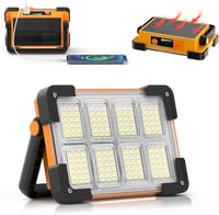 DANCINGBOAR 30W LED Munkalámpa - Hordozható Akkumulátoros Reflektor 4 Üzemmóddal, 5400 mAh Powerbank, USB Tölthető, Kempinghez, Műhelyhez, G 1