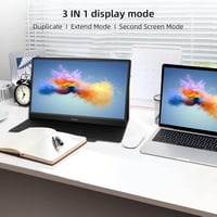 WIMAXIT 15,6" FHD Érintőképernyős Hordozható Monitor USB-C/HDMI Csatlakozással, Beépített Hangszórókkal 4