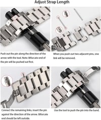 Berfine Ezüst Gyorskioldós Óraszíj 20mm - Rozsdamentes Acél Unisex 5