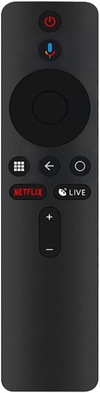 FOXRMT Bluetooth Távirányító Xiaomi Box-hoz - Hangvezérléssel, Netflix Gombbal - Mi Box S/TV Stick/4S 4K Kompatibilis - Fekete 1