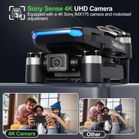 Toladrone TD31GPS GPS Drón 4K Kamerával - 5G FPV Átvitel, Kefementes Motor, Automatikus Visszatérés Funkció, Kezdőknek és Haladóknak 2