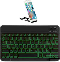 Háttérvilágítású AZERTY Bluetooth billentyűzet iPad, Mac, Windows, Android eszközökhöz 1