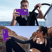 Samsung Galaxy A34 5G 360 fokos védőtok beépített kijelzővédővel - Lila 7