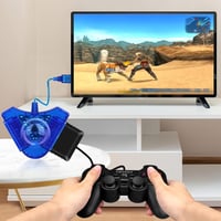 Sony PS1 PS2 kontroller USB adapter PC-hez, kék OSTENT kábel 6
