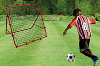 OYE Összecsukható Futball Visszapattanó Háló 100x100 cm - Hordozható Edzőháló Gyerekeknek, Fociedzéshez, Kosárlabdához, Rögbihez, Baseballho 6