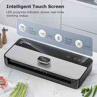 Fresko V5 automata vákuumfóliázó gép - száraz és nedves ételekhez, sous vide főzéshez, 10 zacskóval 8