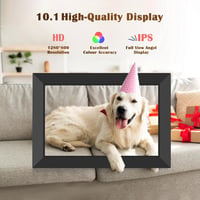 WONNIE Frameo WiFi Digitális Képkeret 10.1" HD IPS Érintőképernyővel, 32GB Memória, Fotó és Videó Megosztás Alkalmazáson Keresztül 4