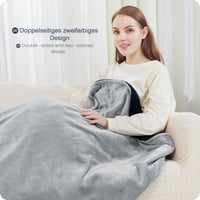Yorbay XXL elektromos takaró - 180x130 cm, mosható, 10 fokozatú, időzíthető 5