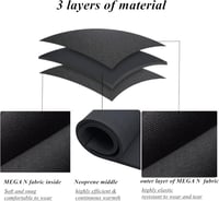 ZCCO 1.5-3mm Neoprén Búvárfelső Cipzárral Férfiaknak és Nőknek 7