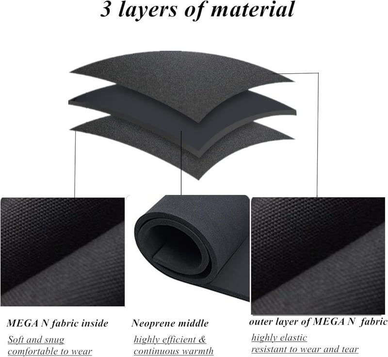 ZCCO 1.5-3mm Neoprén Búvárfelső Cipzárral Férfiaknak és Nőknek