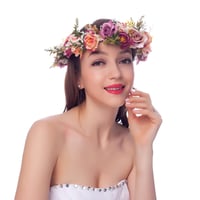 Virágkoszorú Hajpánt Nőknek és Lányoknak - Elegáns Fejdísz 3