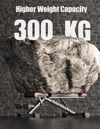 YOLEO 300kg-os állítható súlyemelő pad fejtámasszal és gerinctámasszal 4
