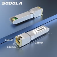 SODOLA 10GBase-T RJ45 SFP+ Modul - 30m Hatótávolságú Réz Ethernet Transceiver 7