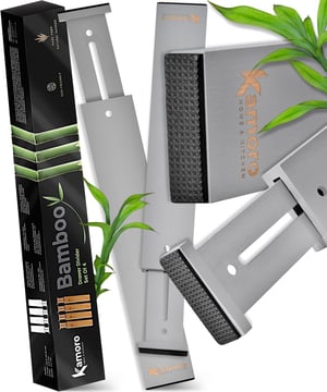 Kamoro bambusz fiók osztó rugós rögzítéssel 30,5-43,5 cm szürke 4 db