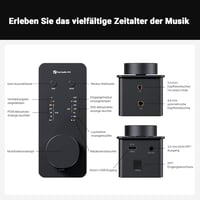 Fosi Audio SK02 DAC Erősítő és Fejhallgató Előerősítő Asztali Készülék 7