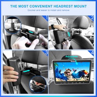 NAVISKAUTO 10.1" Autós DVD Lejátszó Szett - 2 Fejtámlára Szerelhető Monitor, HDMI Bemenet, 2 Fejhallgató, Memória Funkció, USB/SD Kártyaolva 5