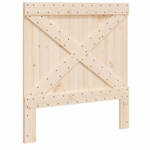 Tăblie de pat vidaXL din lemn masiv de pin 100x104 cm – defect, 2 buc. tip B — defect, pentru piese: lipsesc 2 elemente din lemn tip B (stare: vezi a 2-a imagine)